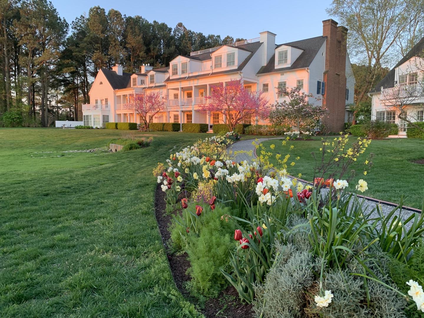 Flower gardens at Inn at Perry Cabin