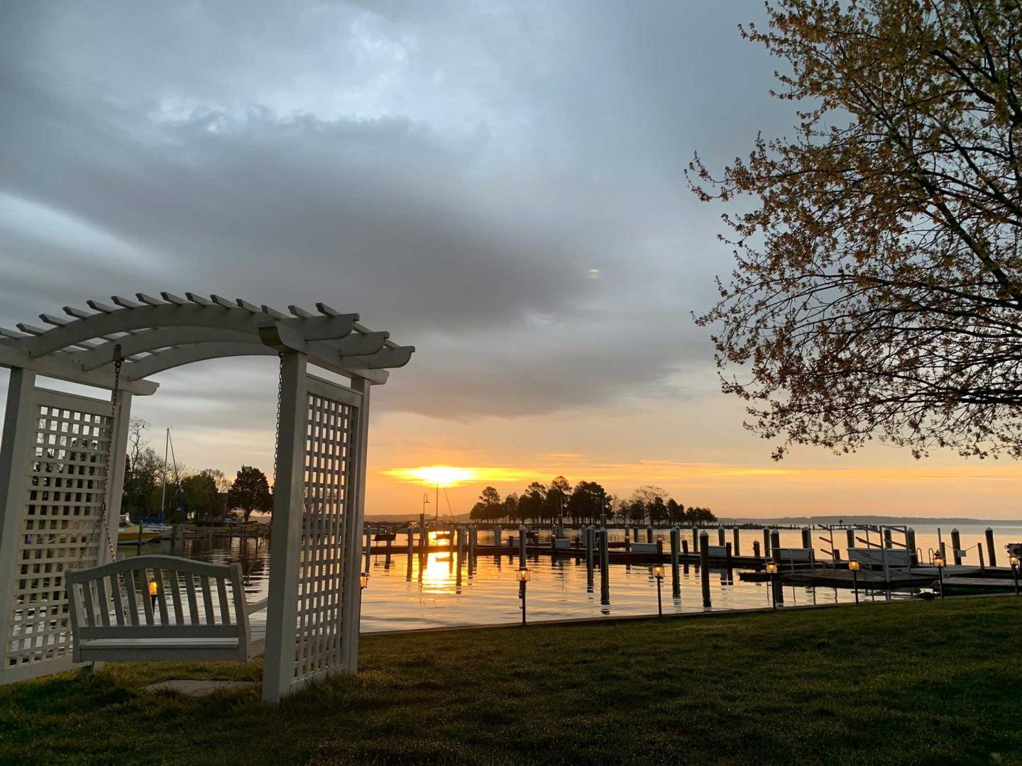 Inn at Perry Cabin Dock at Sunset