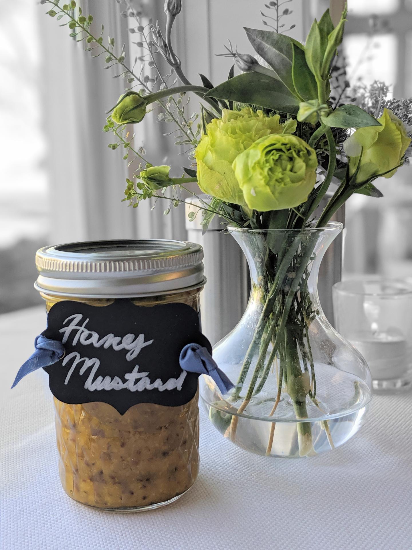 Jar of mustard