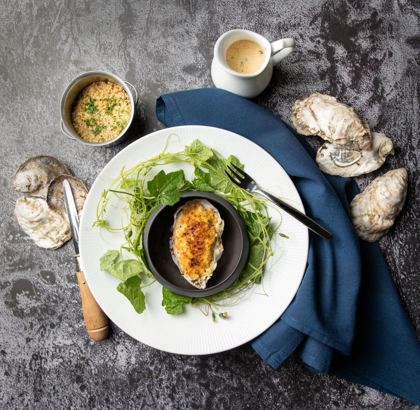 Oyster Rockefeller from STARS Dining
