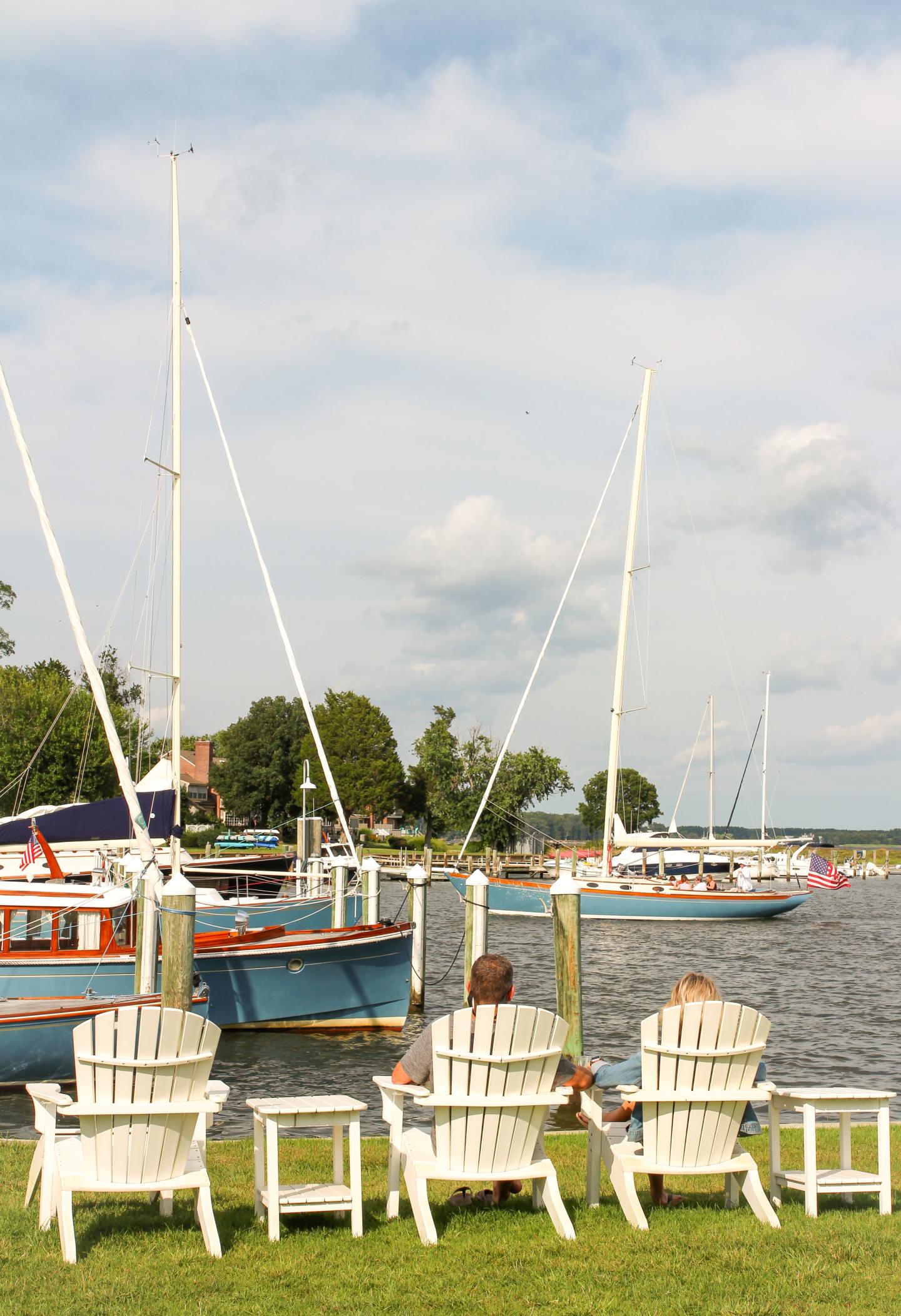 Adirondack Relaxing Along River