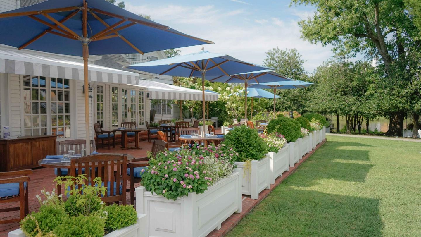 waterfront terrace