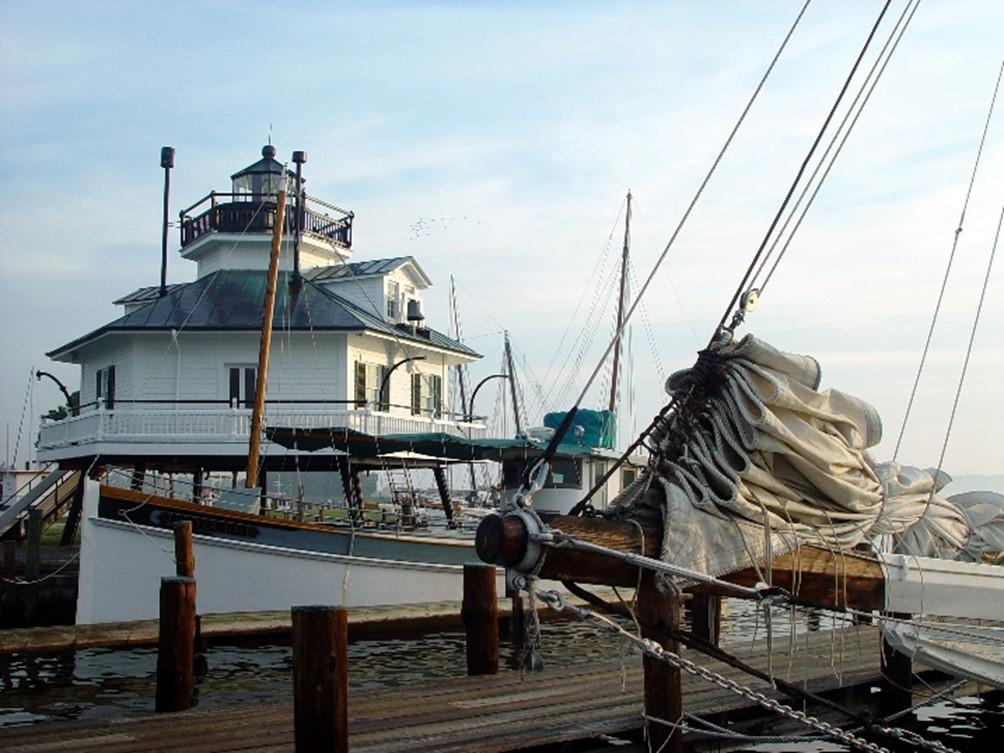 Antique boat at dock
