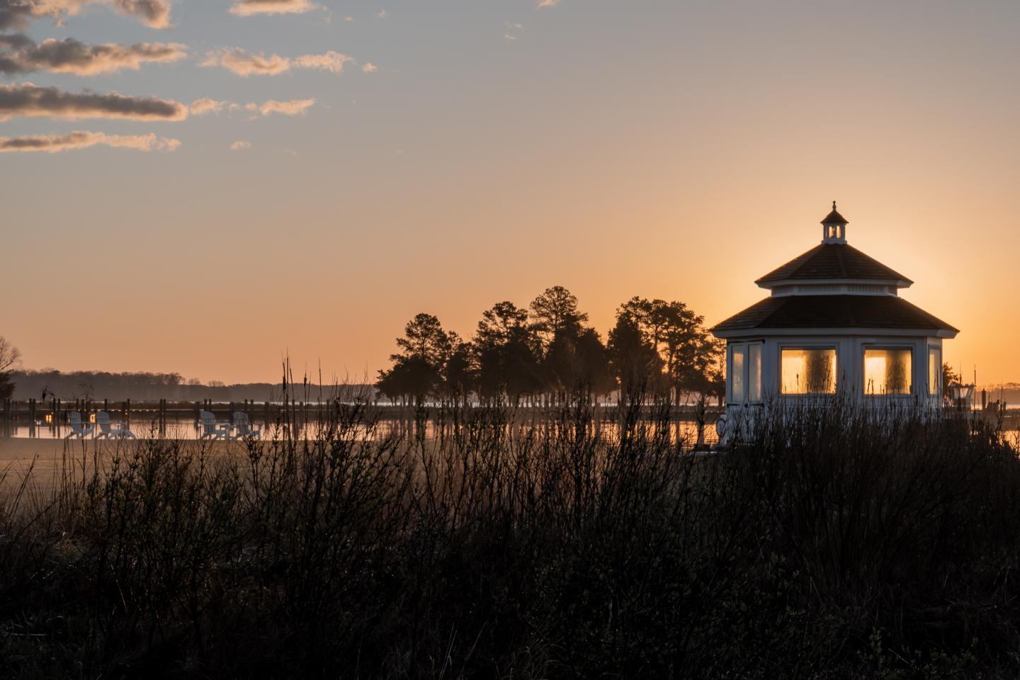 Sunrise on the shore
