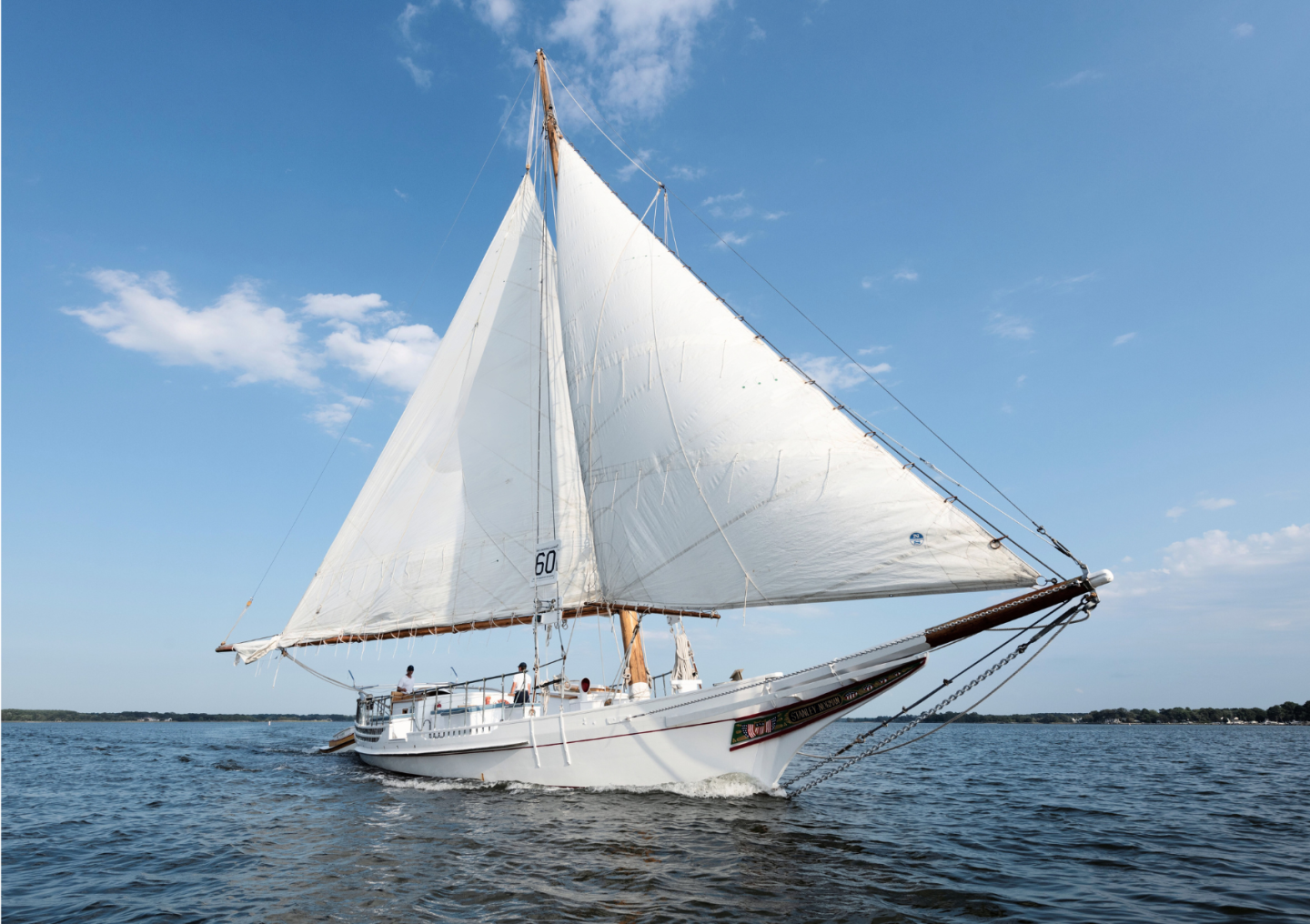 Stanley Norman cruising the Miles River