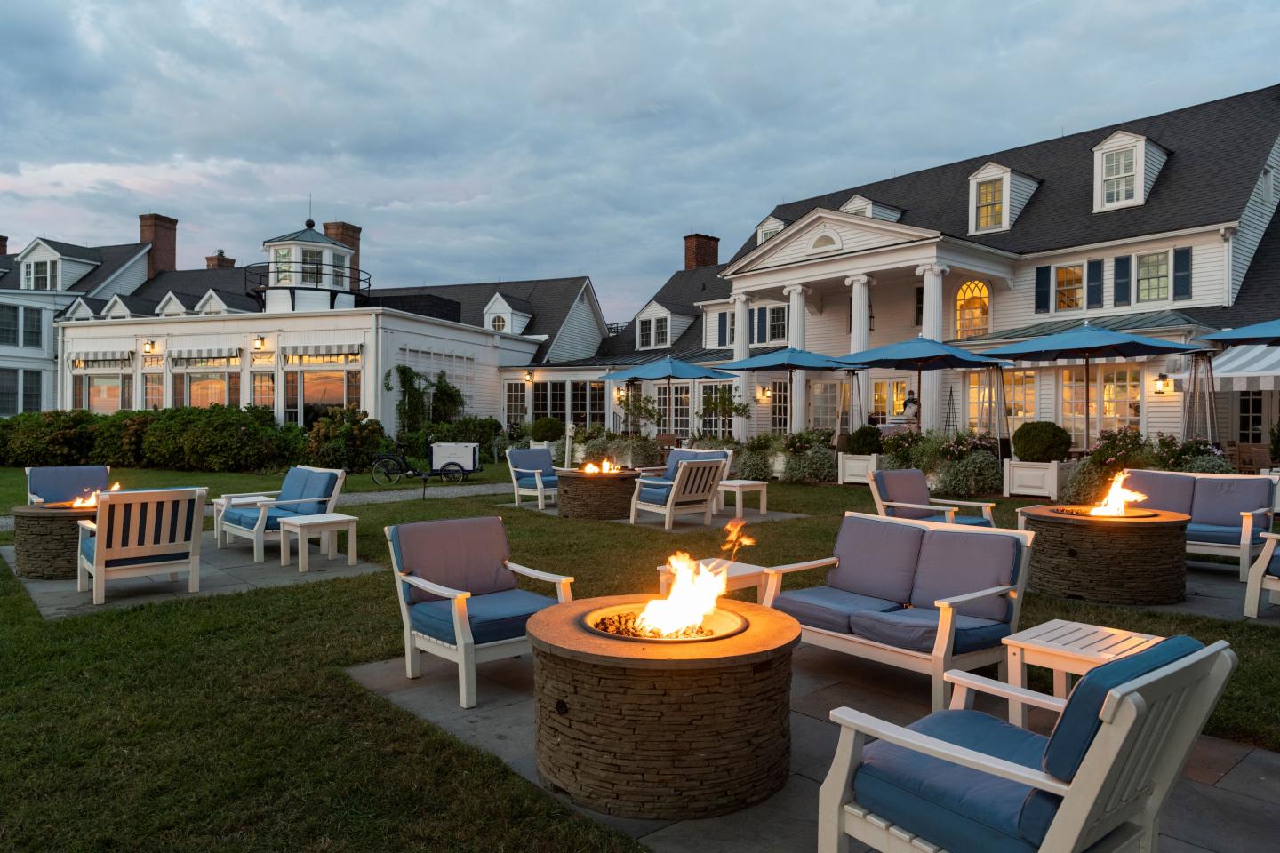 Waterfront Firepits during fall