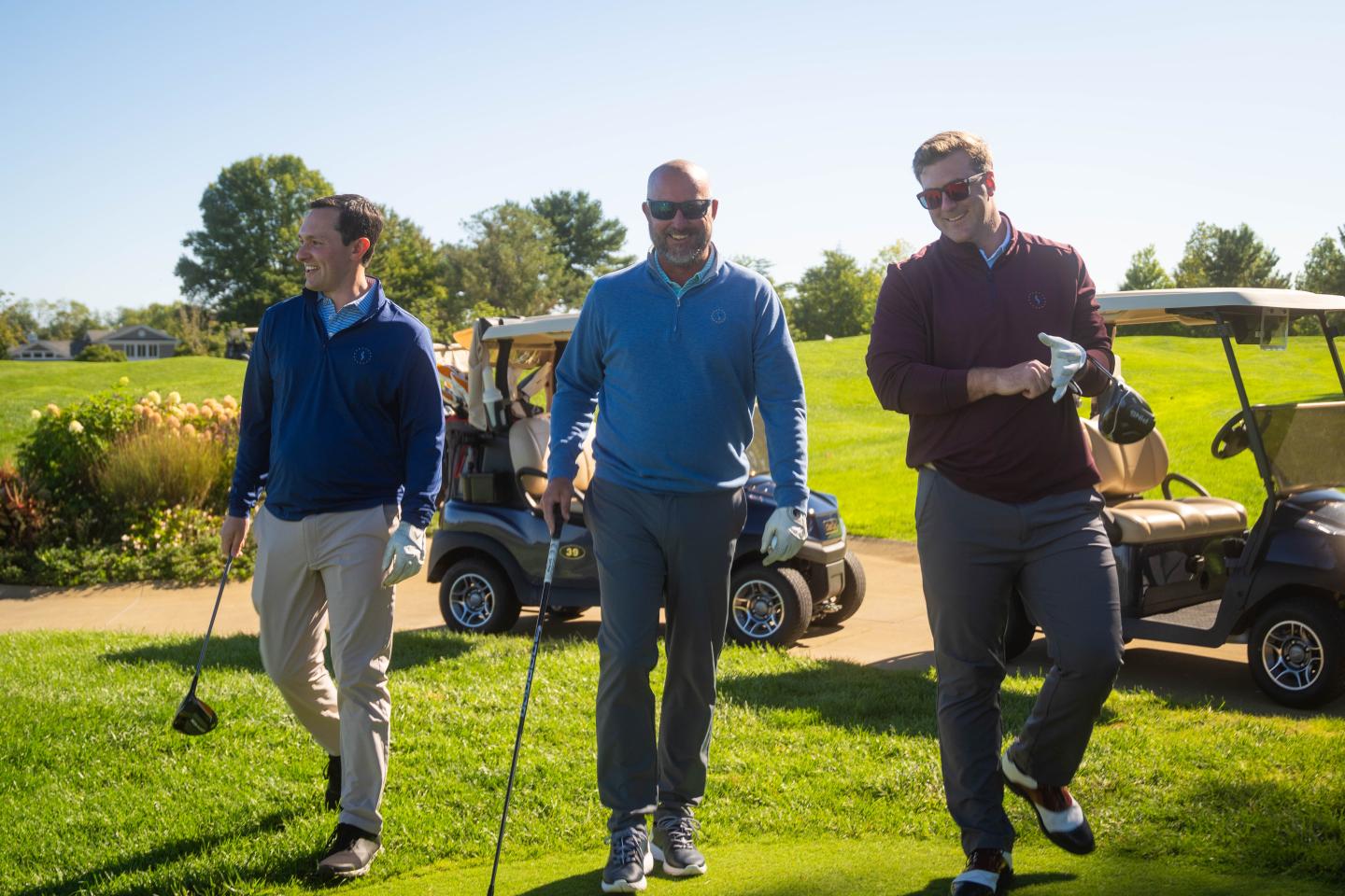 Links pro team on the course