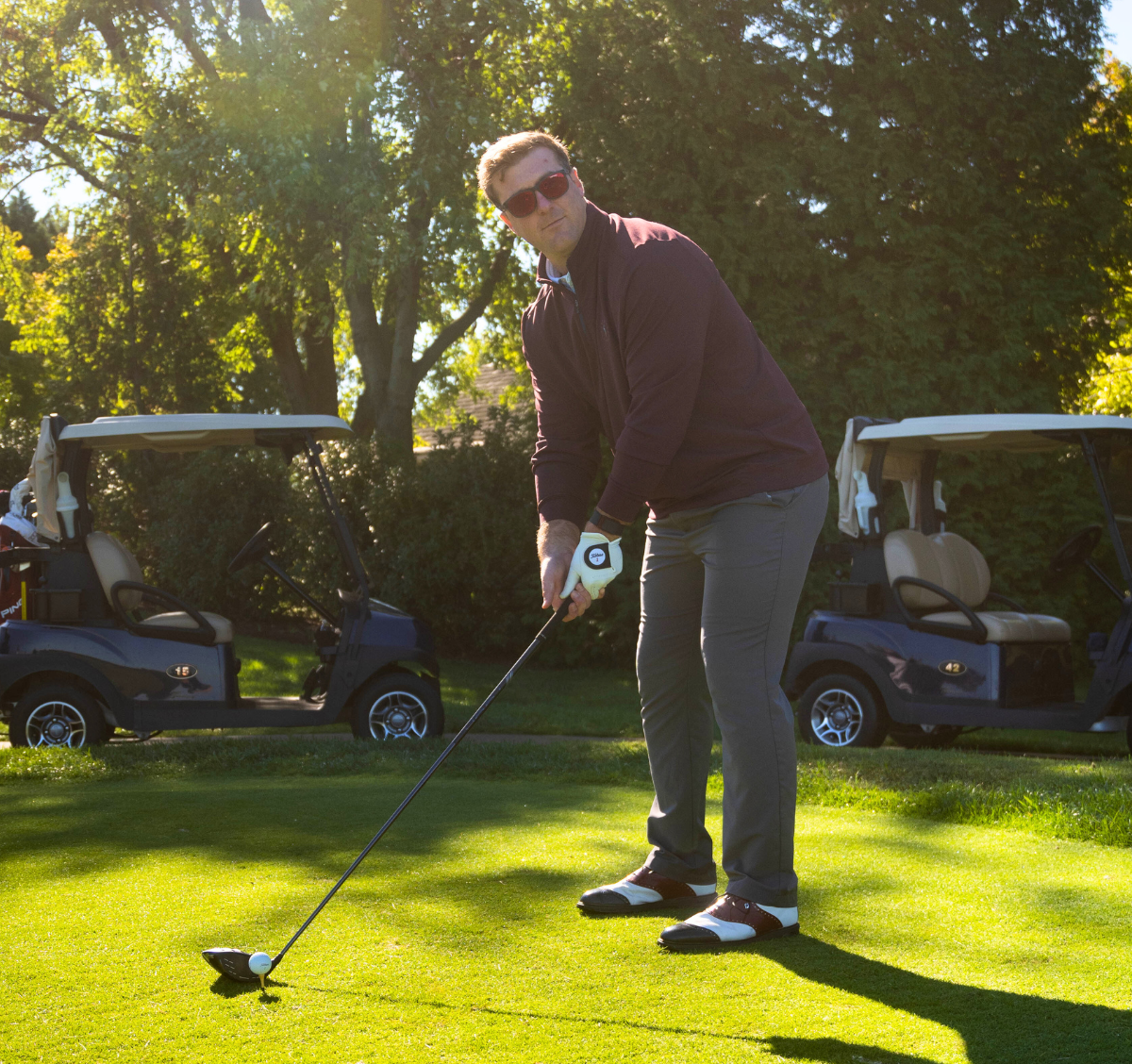 PGA Pro Andrew Itterly playing golf