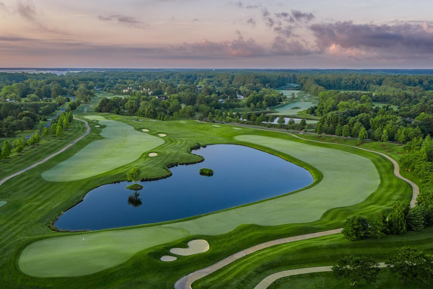 Links At Perry Cabin Aerial
