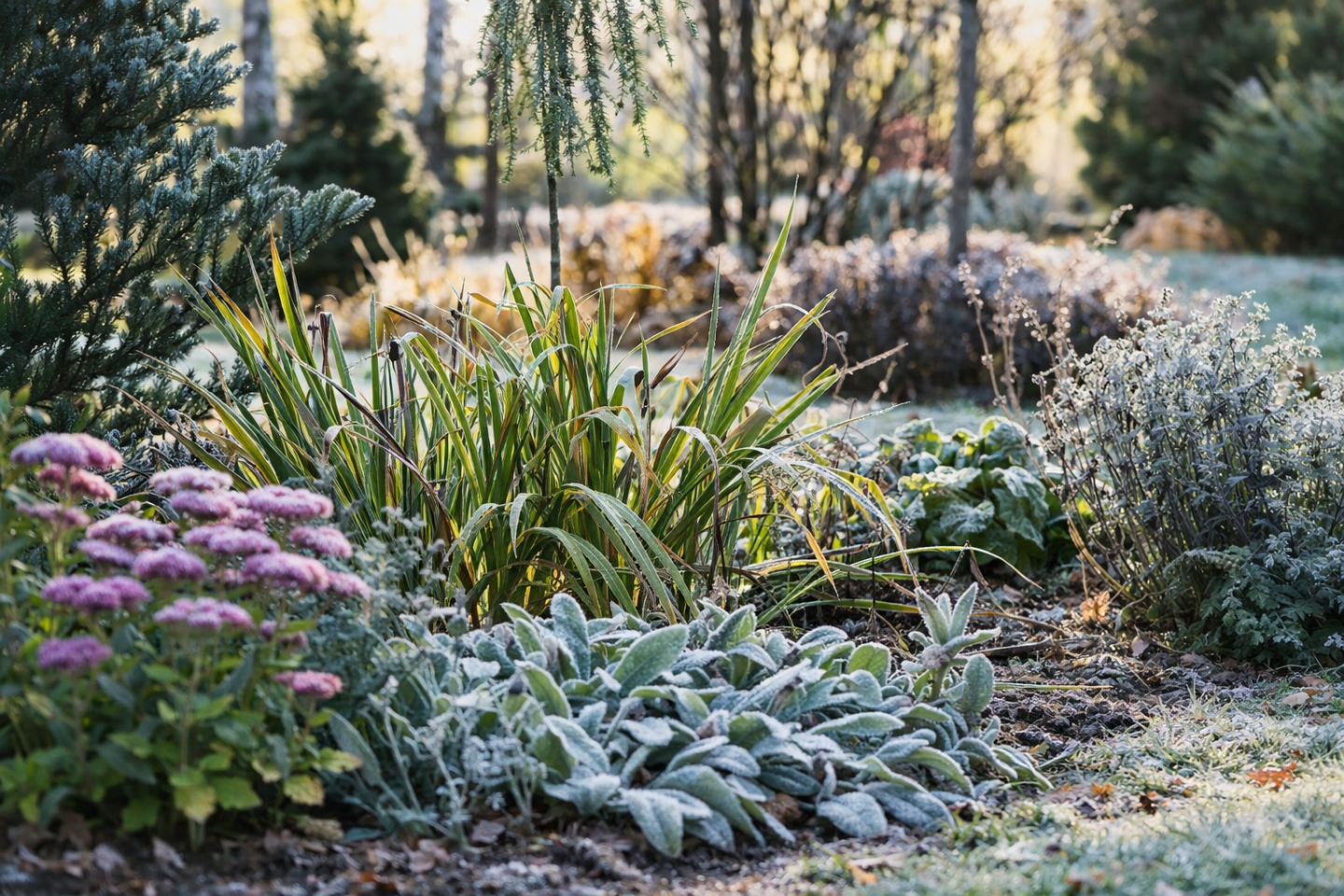cold-weather crops like kale and lettuces