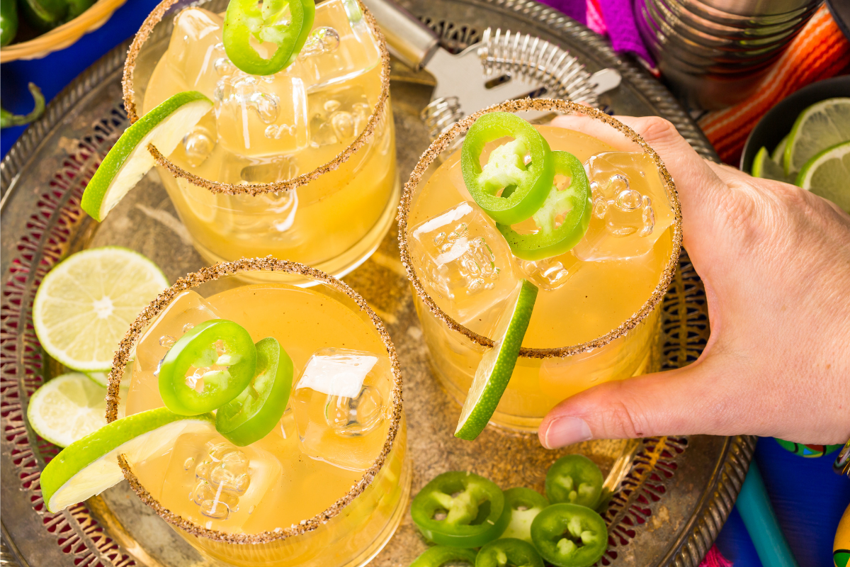 Pineapple Jalapeno Margaritas